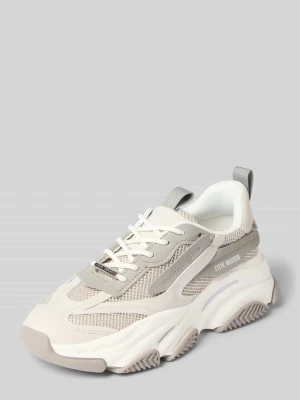 Sneakersy z detalami z logo Model 'Possession' Steve Madden Średnioszary