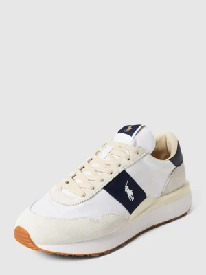 Sneakersy z detalami z logo Polo Ralph Lauren