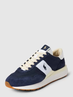 Sneakersy z detalami z logo Polo Ralph Lauren