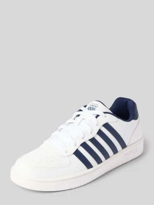 Sneakersy z detale z logo model 'Court Cali' K-swiss Biały