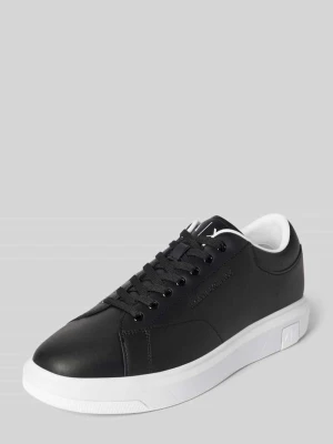 Sneakersy z detalem z logo Armani Exchange