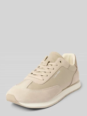 Sneakersy z detalem z logo CK Calvin Klein