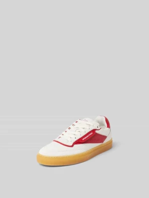 Sneakersy z detalem z logo Copenhagen Wiśniowy