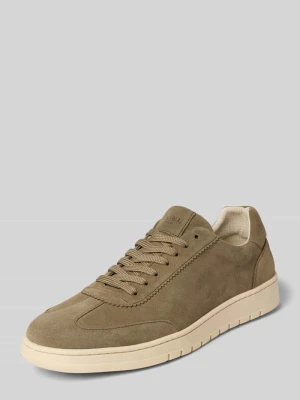 Sneakersy z detalem z logo Digel Oliwkowy