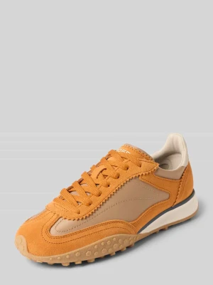 Sneakersy z detalem z logo i sznurowaniem HOFF