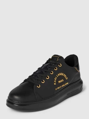 Sneakersy z detalem z logo Karl Lagerfeld