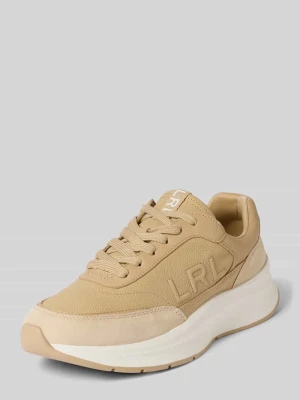 Sneakersy z detalem z logo Lauren Ralph Lauren