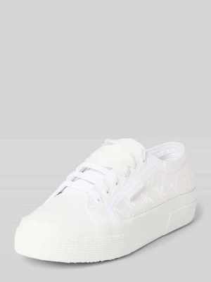 Sneakersy z detalem z logo model ‘2740 FLOWER SANGALLO’ Superga