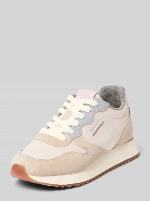 Sneakersy z detalem z logo model ‘BEVINDA’ Gant
