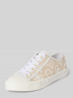 Sneakersy z detalem z logo Model 'Carey' Guess