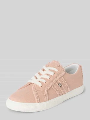 Sneakersy z detalem z logo model ‘JANSON FRAY’ Lauren Ralph Lauren