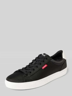 Sneakersy z detalem z logo model ‘Morrie’ HUGO