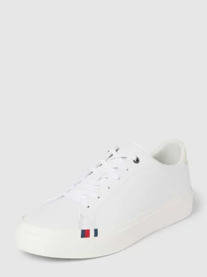 Sneakersy z detalem z logo model ‘THICK VULC LOW PREMIUM’ Tommy Hilfiger