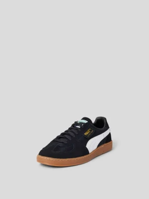 Sneakersy z detalem z logo Puma Czarny