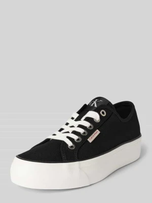 Sneakersy z fakturowanym wzorem Calvin Klein Jeans