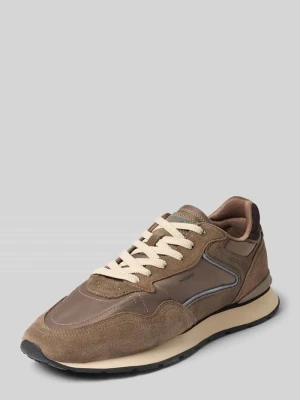 Sneakersy z mieszanka skóry model 'City' HOFF
