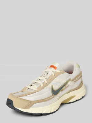 Sneakersy z mieszanka skóry z nadruk z logo model 'INITIATOR' Nike Jasnobrązowy