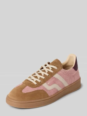 Sneakersy z mieszanki skóry i tkaniny model ‘Cuzima’ Gant