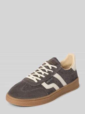 Sneakersy z mieszanki skóry i tkaniny model ‘Cuzima’ Gant