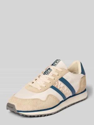 Sneakersy z mieszanki skóry i tkaniny model 'SHARD' Napapijri
