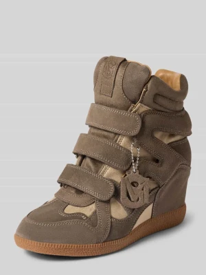 Sneakersy z mieszanki skóry model 'Mavis' Steve Madden