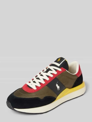 Sneakersy z mieszanki skóry model ‘Train’ Polo Ralph Lauren