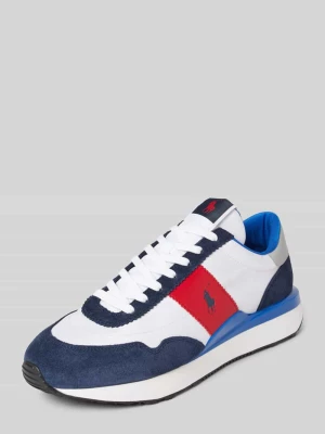 Sneakersy z mieszanki skóry model ‘Train’ Polo Ralph Lauren