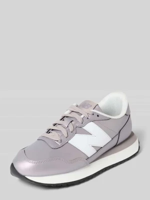 Sneakersy z mieszanki skóry New Balance Jasnofioletowy