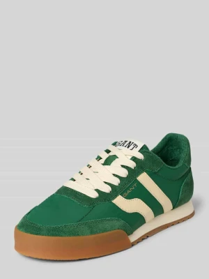 Sneakersy z mieszanki skóry z detalem z logo model 'Baylle' Gant