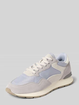 Sneakersy z mieszanki skóry z detalem z logo model ‘City’ HOFF