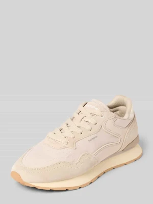 Sneakersy z mieszanki skóry z detalem z logo model 'City' HOFF Piaskowy