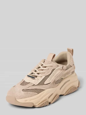 Sneakersy z mieszanki skóry z nadrukiem z logo model ‘Possession’ Steve Madden