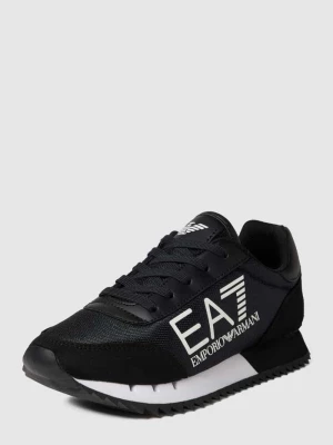 Sneakersy z nadrukami z logo EA7 Emporio Armani