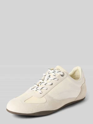 sneakersy z nadrukiem z logo Marc Cain Złamany biały