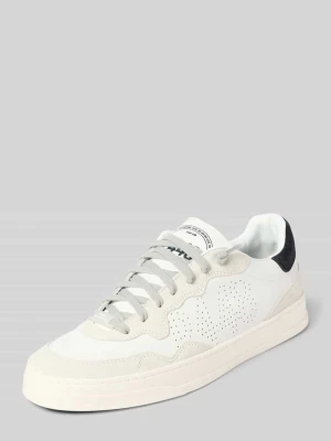 Sneakersy z nadrukiem z logo model ‘BALI’ P448 Biały