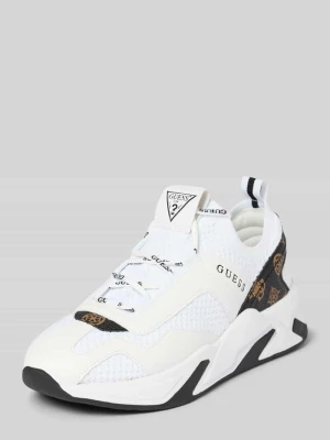 Sneakersy z nadrukiem z logo model ‘GENIVER2’ Guess