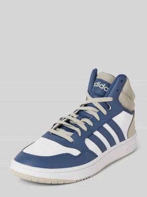 Sneakersy z nadrukiem z logo model ‘HOOPS 3.0 MID’ ADIDAS SPORTSWEAR