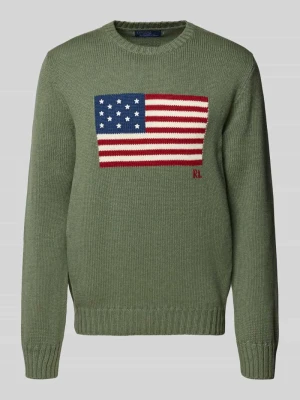 Sneakersy z nadrukiem z motywem Polo Ralph Lauren