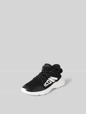 Sneakersy z nadrukiem z napisem Dsquared2 Czarny