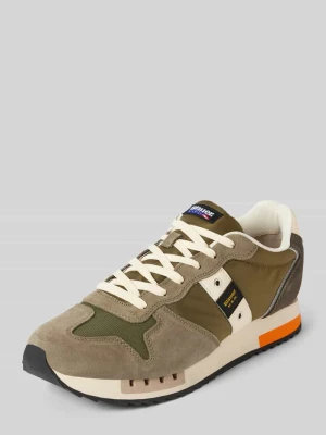 Sneakersy z naszywkami z logo model ‘QUEENS’ Blauer USA