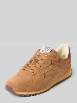Sneakersy z naturalnej skóry bydlęcej model 'Beja' Gant Koniakowy
