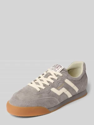 Sneakersy z naturalnej skóry bydlęcej model 'Beylana' Gant Czarny