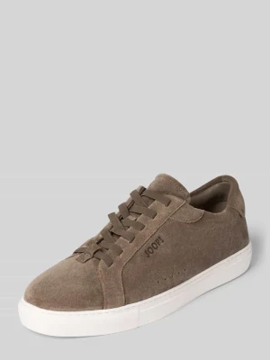 Sneakersy z naturalnej skóry bydlęcej model 'velluto stirata coralie' JOOP! Beżowy