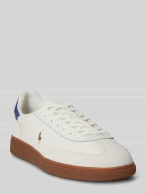 Sneakersy z naturalnej skóry bydlęcej Polo Ralph Lauren Biały