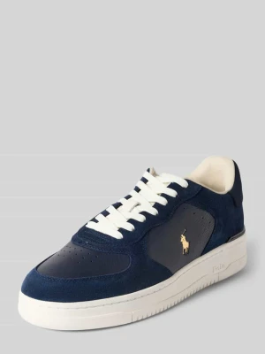 Sneakersy z naturalnej skóry bydlęcej Polo Ralph Lauren Ciemnoniebieski
