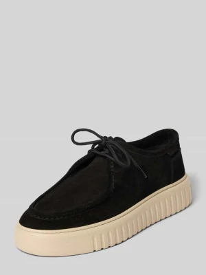 Sneakersy z naturalnej skóry model 'Austin' Antony Morato Czarny
