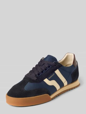 Sneakersy z naturalnej skóry model 'Baylle' Gant Granatowy