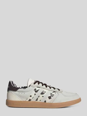 Sneakersy z naturalnej skóry model 'BREAKNET SLEEK' Adidas Beżowy