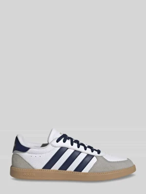 sneakersy z naturalnej skóry model 'BREAKNET SLEEK' Adidas Écru