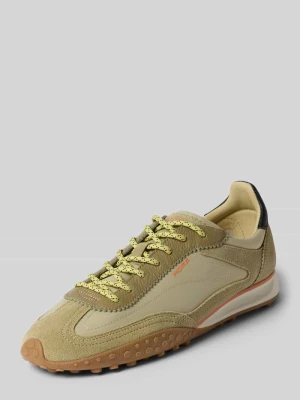 Sneakersy z naturalnej skóry model 'Bridge' HOFF Khaki